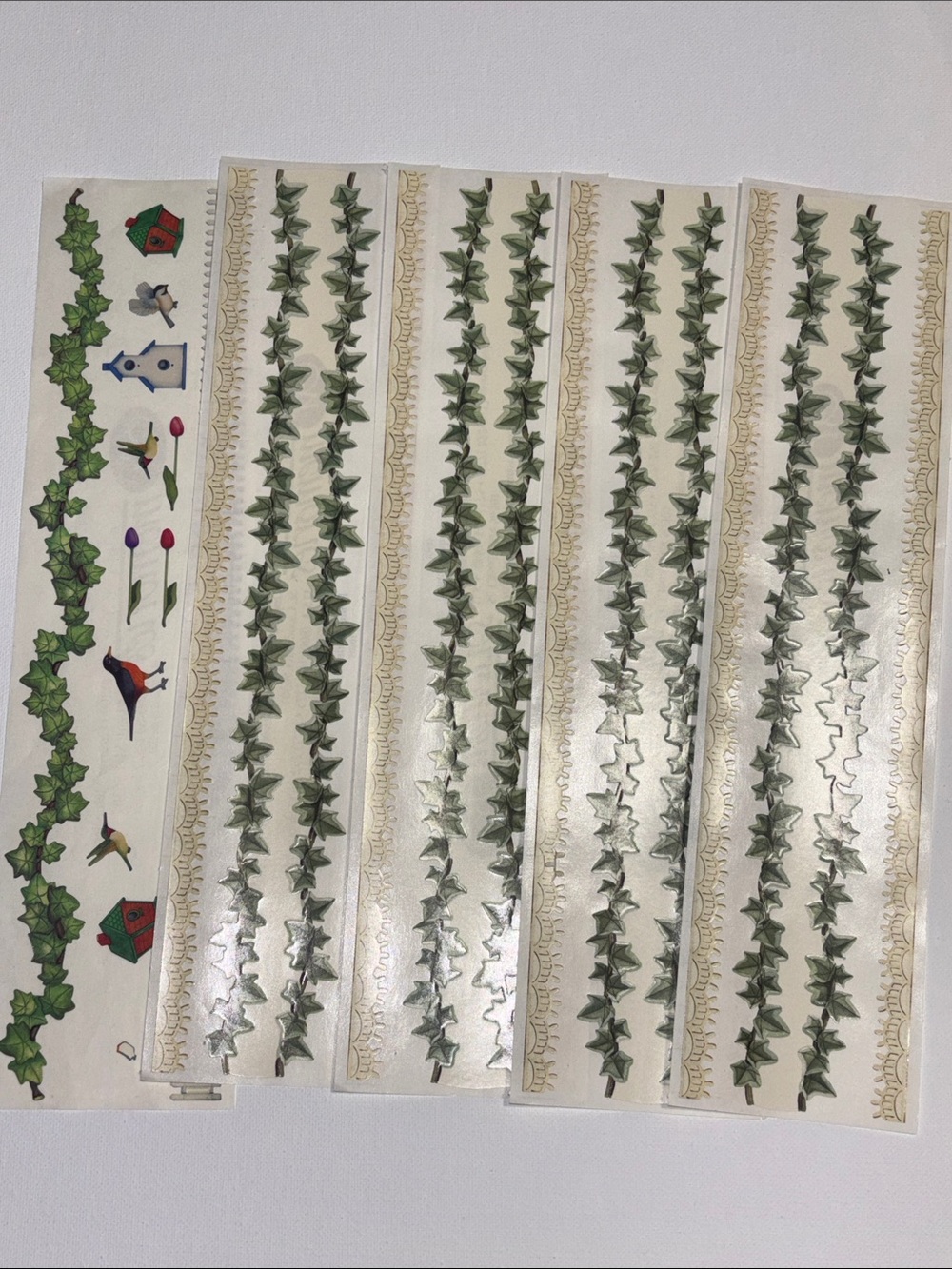 Creative Memories Ivy Border Stickers Birdhouse Creative Memories Stickers VTG